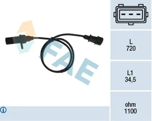 импулсен датчик, колянов вал FAE 79006