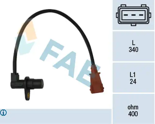 импулсен датчик, колянов вал FAE 79033