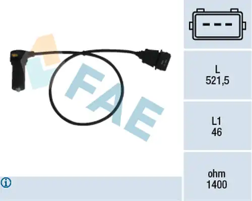 импулсен датчик, колянов вал FAE 79066