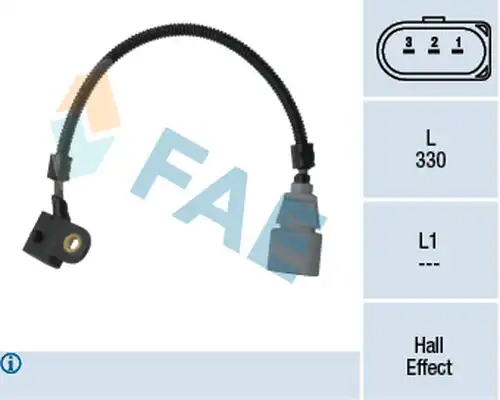 датчик, положение на разпределителния вал FAE 79330