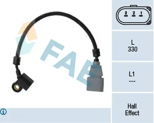датчик, положение на разпределителния вал FAE 79331