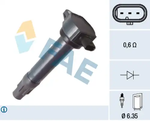 запалителна бобина FAE 80380