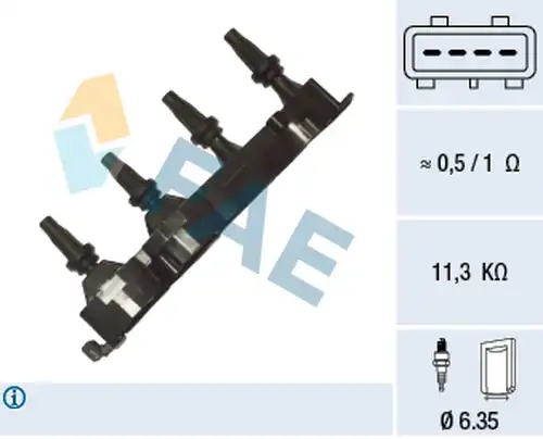 запалителна бобина FAE 80418