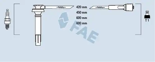 комплект запалителеи кабели FAE 83238