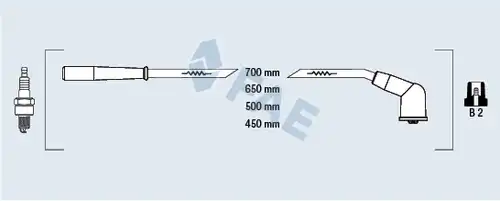 комплект запалителеи кабели FAE 83266