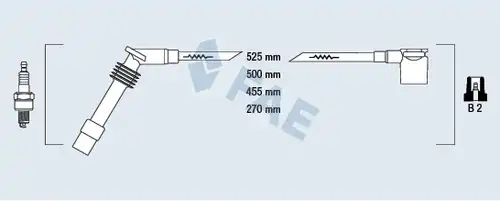комплект запалителеи кабели FAE 85084