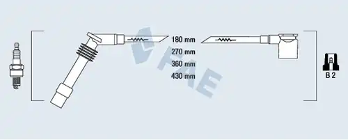 комплект запалителеи кабели FAE 85085