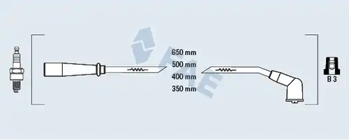 комплект запалителеи кабели FAE 85147
