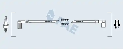 комплект запалителеи кабели FAE 85290