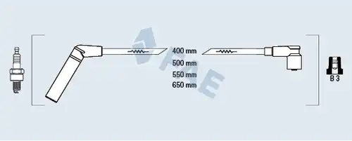 комплект запалителеи кабели FAE 85379