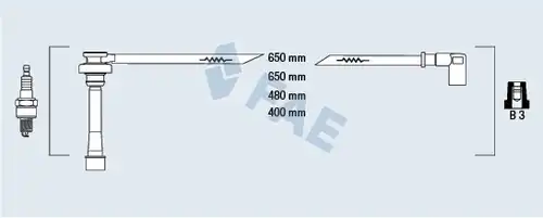 комплект запалителеи кабели FAE 85381