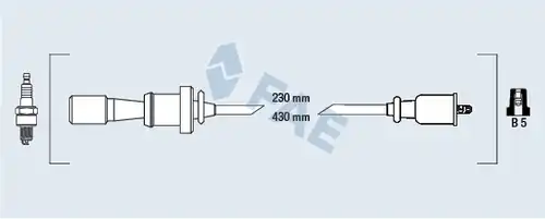 комплект запалителеи кабели FAE 85384