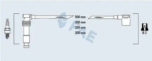 комплект запалителеи кабели FAE 85561