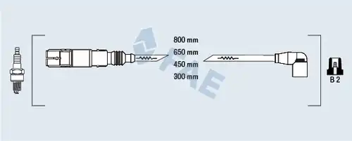 комплект запалителеи кабели FAE 85874