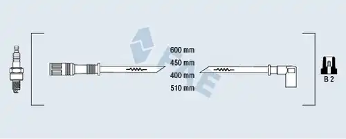 комплект запалителеи кабели FAE 85990