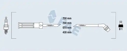 комплект запалителеи кабели FAE 85995
