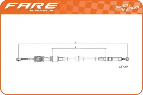 въжен механизъм, ръчна трансмисия FARE SA 29584
