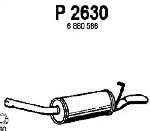 крайно гърне FENNO P2630
