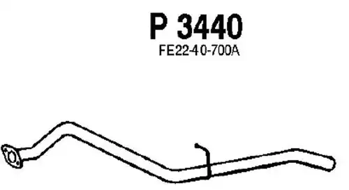 изпускателна тръба FENNO P3440