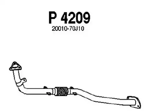 изпускателна тръба FENNO P4209
