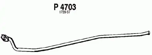изпускателна тръба FENNO P4703