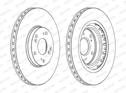 спирачен диск FERODO DDF1266C