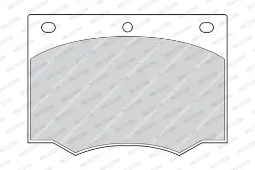 накладки FERODO FDB168