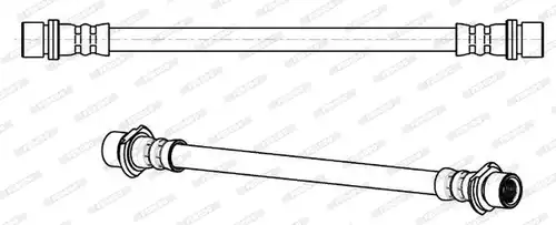 спирачен маркуч FERODO FHY2702