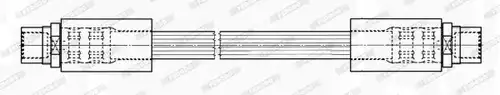 спирачен маркуч FERODO FHY3115