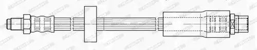 спирачен маркуч FERODO FHY3116