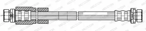 спирачен маркуч FERODO FHY3221