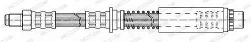 спирачен маркуч FERODO FHY3226