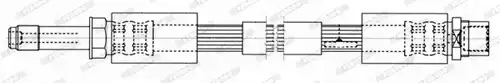 спирачен маркуч FERODO FHY3233