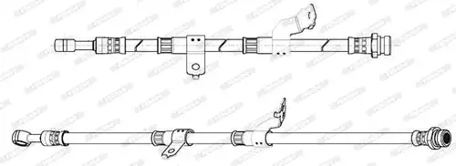 спирачен маркуч FERODO FHY3397