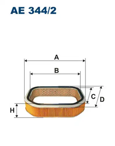 въздушен филтър FILTRON AE 344/2