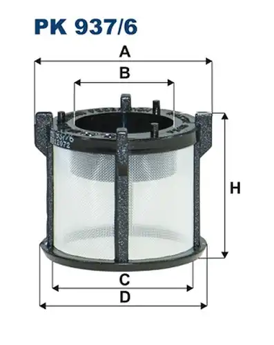 горивен филтър FILTRON PK 937/6