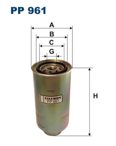 горивен филтър FILTRON PP 961