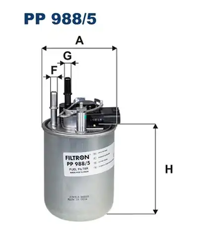 горивен филтър FILTRON PP 988/5