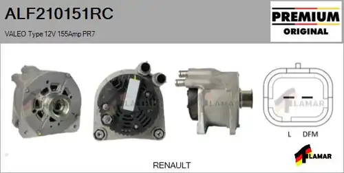 генератор FLAMAR ALF210151RC