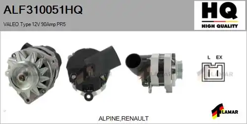 генератор FLAMAR ALF310051HQ