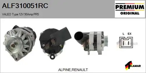 генератор FLAMAR ALF310051RC