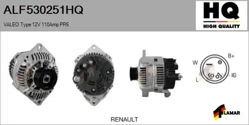 генератор FLAMAR ALF530251HQ