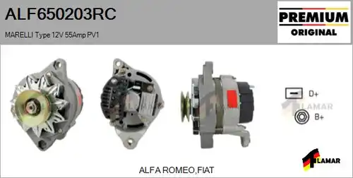 генератор FLAMAR ALF650203RC