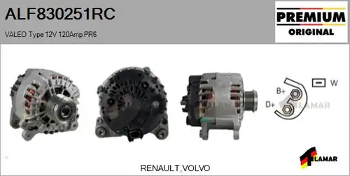 генератор FLAMAR ALF830251RC