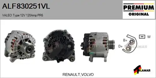 генератор FLAMAR ALF830251VL