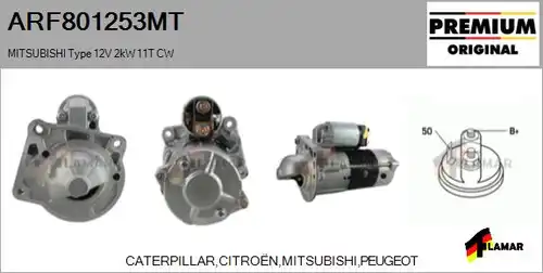 стартер FLAMAR ARF801253MT