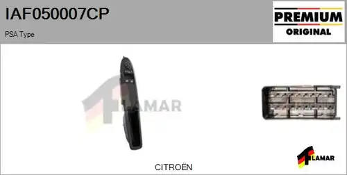 ключ(бутон), стъклоповдигане FLAMAR IAF050007CP