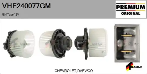 вентилатор вътрешно пространство FLAMAR VHF240077GM