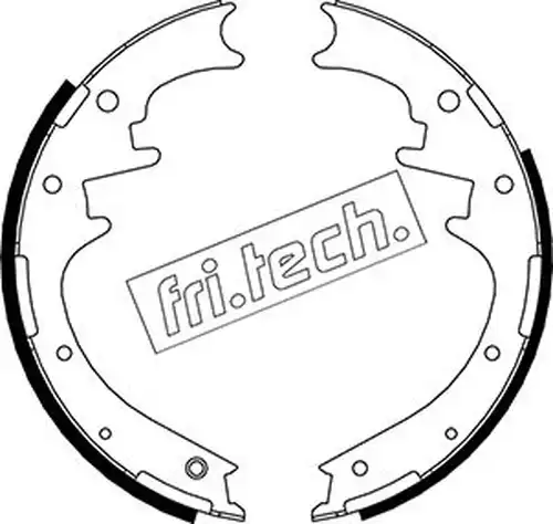 комплект спирачна челюст fri.tech. 1040.154