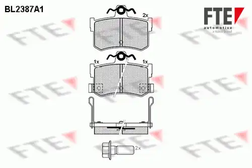 накладки FTE BL2387A1